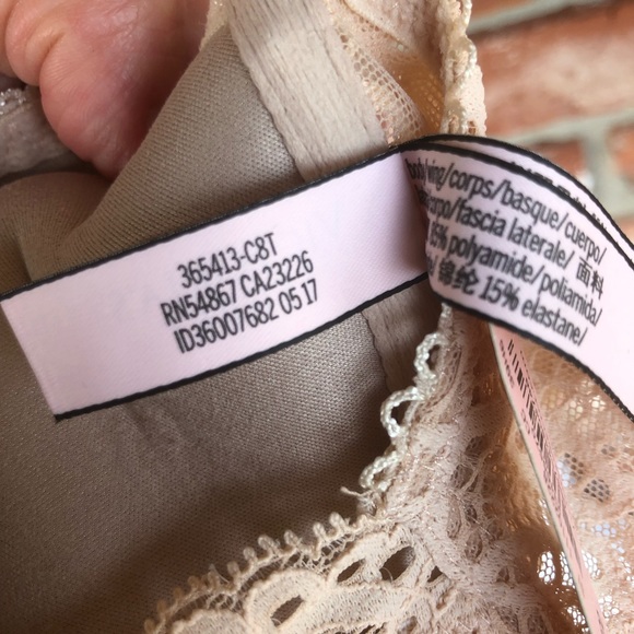 Victoria Secret NWT nude lace bra size 32DD - Picture 7 of 8
